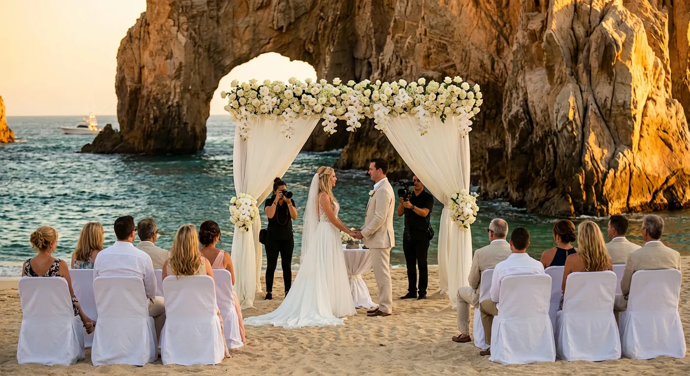 Beach Wedding Arch Ceremony